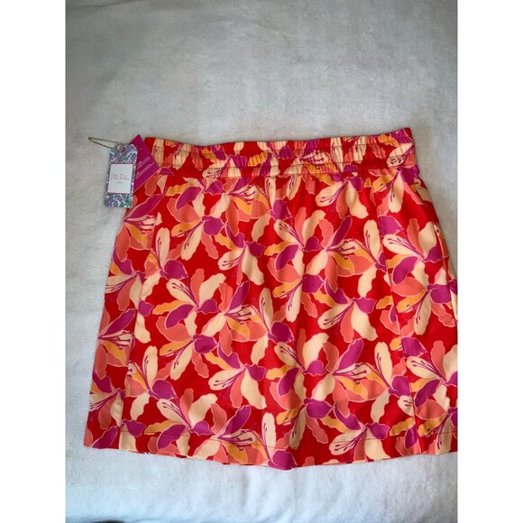 Stella Parker Sport Pull-On Skort Size Small Lily Tropical UPF 50+ - Picture 5 of 6